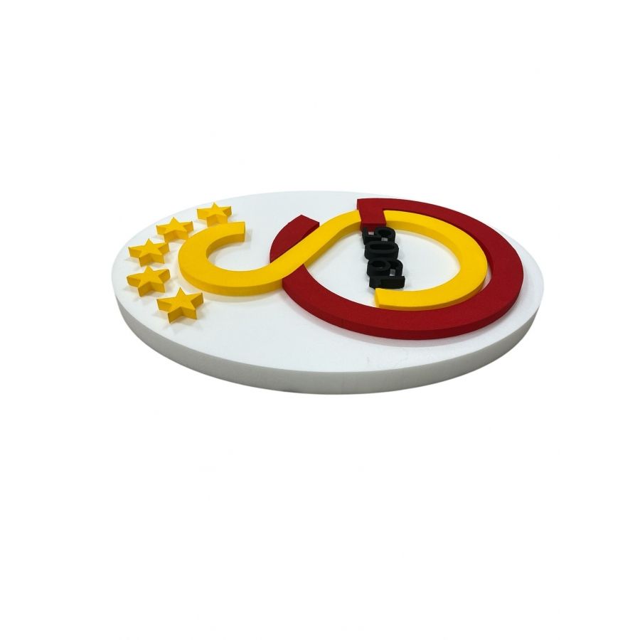 GALATASARAY 3 Boyutlu Taraftar Duvar Logo 50 cm