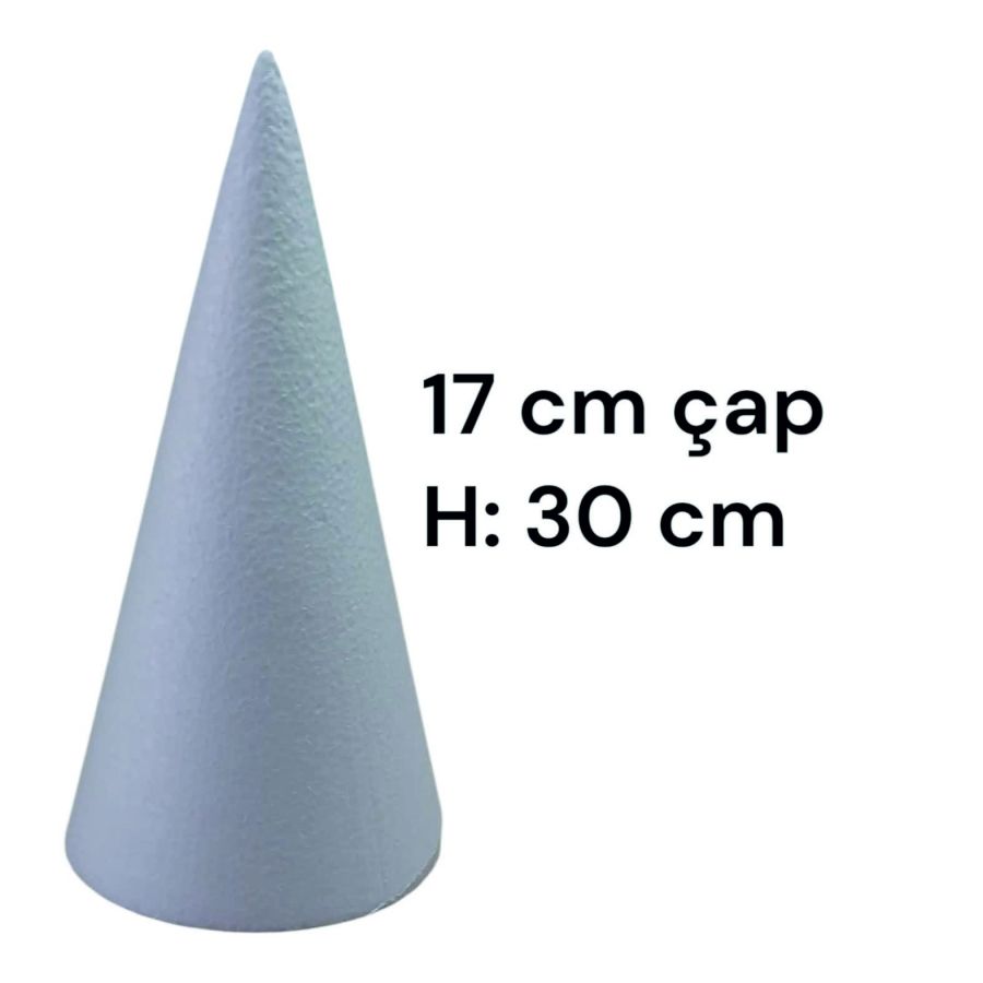 30 cm Strafor beze ve makaron kulesi maketi