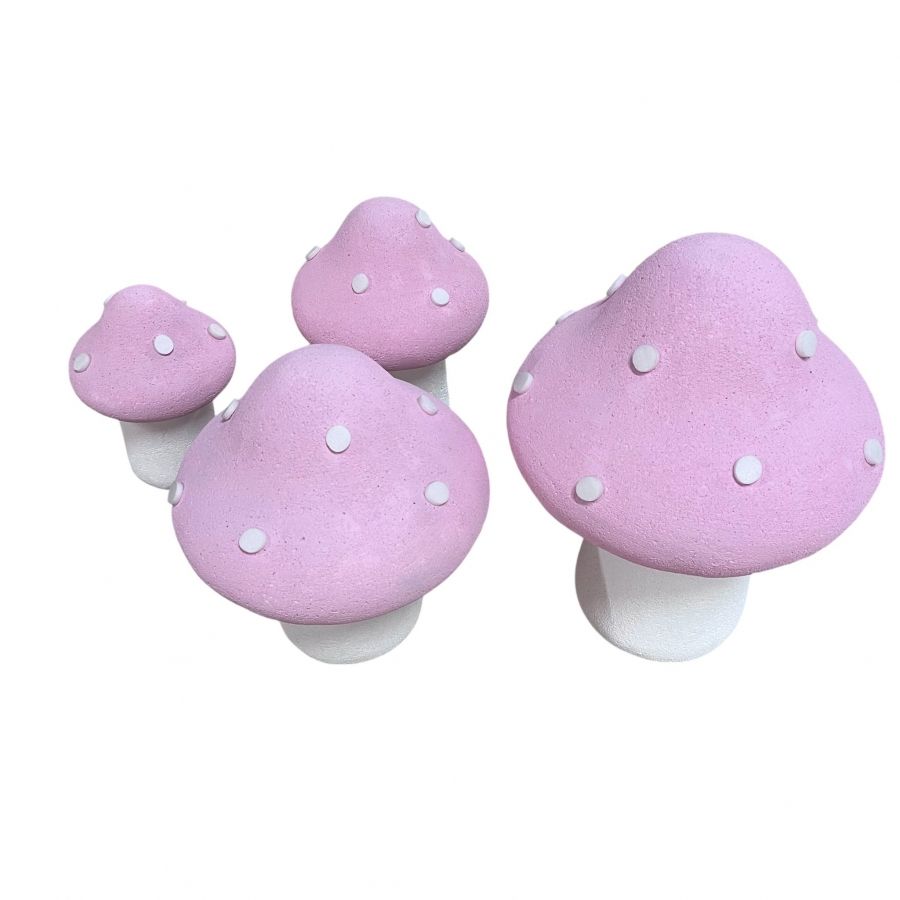 STRAFOR 4 LÜ MANTAR MAKETİ PEMBE