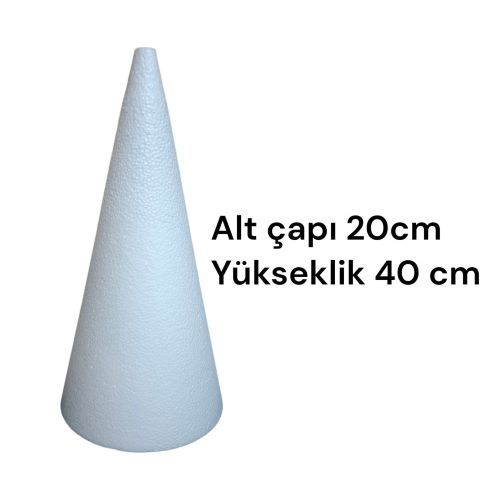 40 cm Strafor Beze ve Makaron Kulesi Maketi