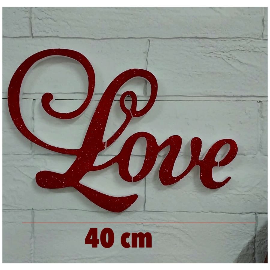 Strafor Love Yazısı 40 cm
