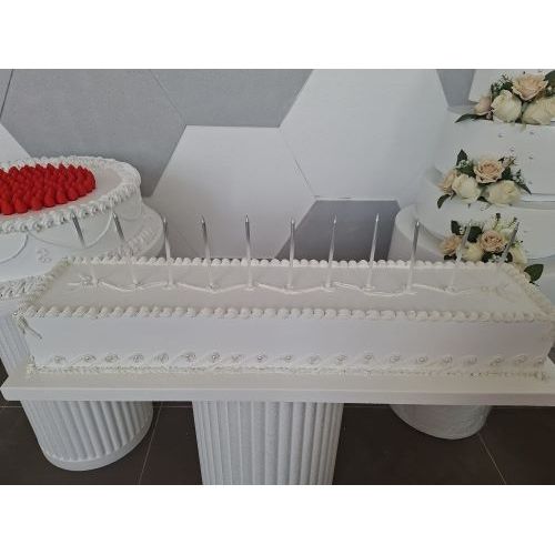 Düğün Ve Nişan Maket Pasta  90 cm tek katlı