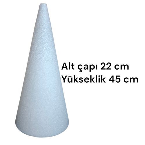 45 cm Strafor Beze ve Makaron Kulesi Maketi